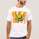 Search for bee happy mens tshirts Cartoon