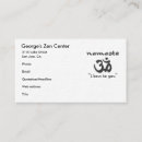 Search for namaste business cards Meditate