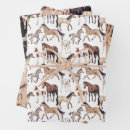 Search for equine wrapping paper Western
