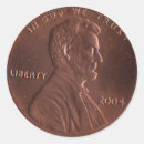 Search for penny stickers Money