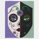 Search for skull face blankets Sugar skulls