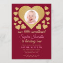 Search for burgundy 1st birthday invitations One year old