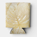 Search for palm leaves can coolers Gold