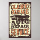 Search for vintage garage posters Car