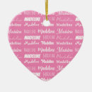 Search for pink heart christmas tree decorations Typography