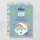 Search for dinosaur 1st birthday invitations Jungle