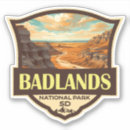 Search for south dakota travel stickers Badlands national park