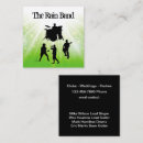 Search for rock band business cards Rock and roll