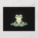 Search for meditating frog postcards Zen