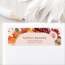 Search for rustic winter return address labels Burgundy