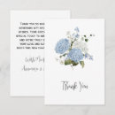 Search for blue hydrangea thank you cards Rustic