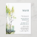 Search for birch invitations Watercolor