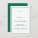 Search for emerald green invitations Modern