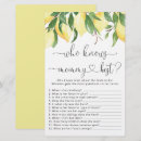 Search for lemon baby shower games Watercolor