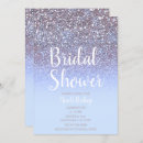 Search for purple and silver bridal shower invitations Girly