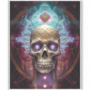 Search for psychedelic skull stickers Colourful