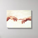 Search for michelangelo canvas prints Creation of adam