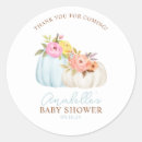 Search for thank you baby girl stickers Pumpkin baby shower
