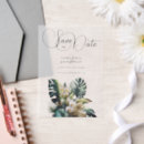 Search for jungle save the dates Tropical