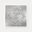 Search for silver anniversary wedding napkins Vow renewal