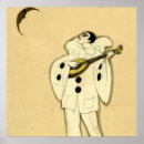 Search for vintage clown art Pierrot