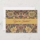 Search for graphic design invitations William morris