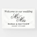 Search for welcome wedding banners Stylish