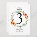 Search for flower wreath table cards Botanical