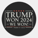 Search for trump won stickers Politics