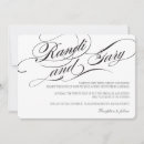 Search for flourish wedding invitations Black