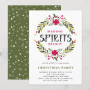 Search for making spirits bright invitations Whimsical