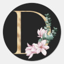 Search for d monogram stickers Floral