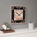 Search for black and copper clocks Wall