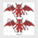 Search for little devil labels Trick or treat