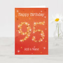 Search for 95th birthday cards Red