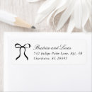 Search for bow return address labels Elegant