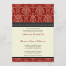Search for demask invitations Red