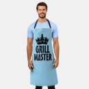 Search for funny grill master aprons Father