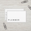 Search for plumber business cards Bold