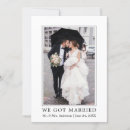 Search for elopement wedding announcement cards Modern