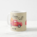 Search for red truck mugs Watercolor