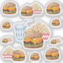 Search for junk stickers Burger