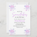 Search for purple winter wonderland invitations Pink purple blue