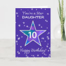 Search for daughter 10th birthday cards For her