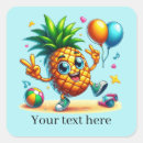 Search for pineapple birthday stickers Party