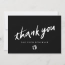 Search for simple business thank you cards White
