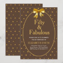 Search for golden 50th birthday invitations Stars