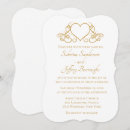Search for vintage glam wedding invitations Gold