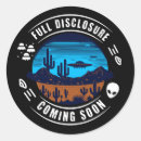 Search for vintage ufo stickers Flying saucer