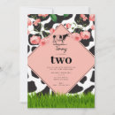 Search for pink cow party invitations Pattern